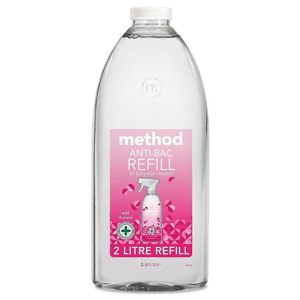 Method Antibac Rhubarb Refill 2L - 2 Pack