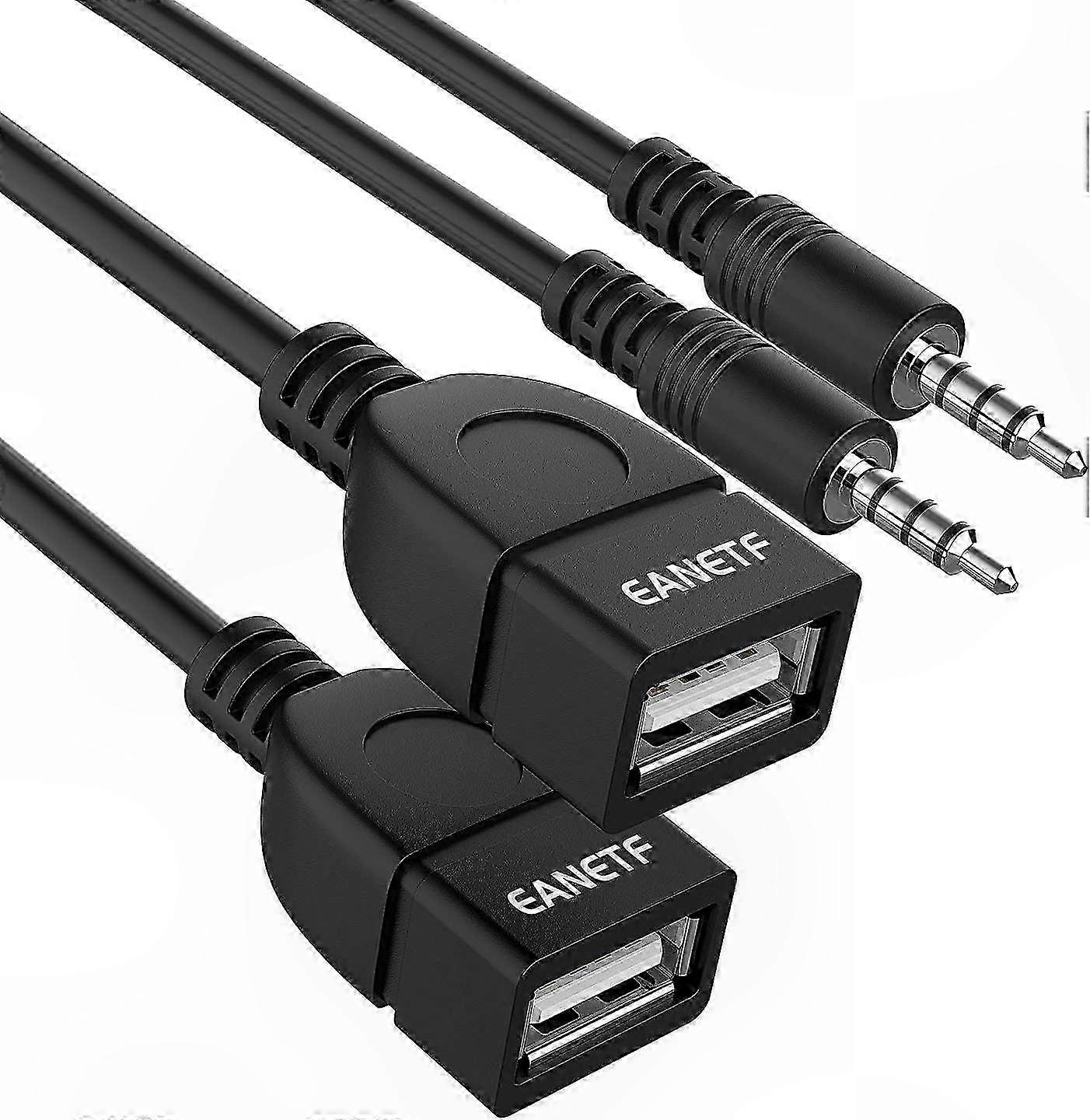 3.5mm USB Audio Converter for Music Playback from Flash Drives