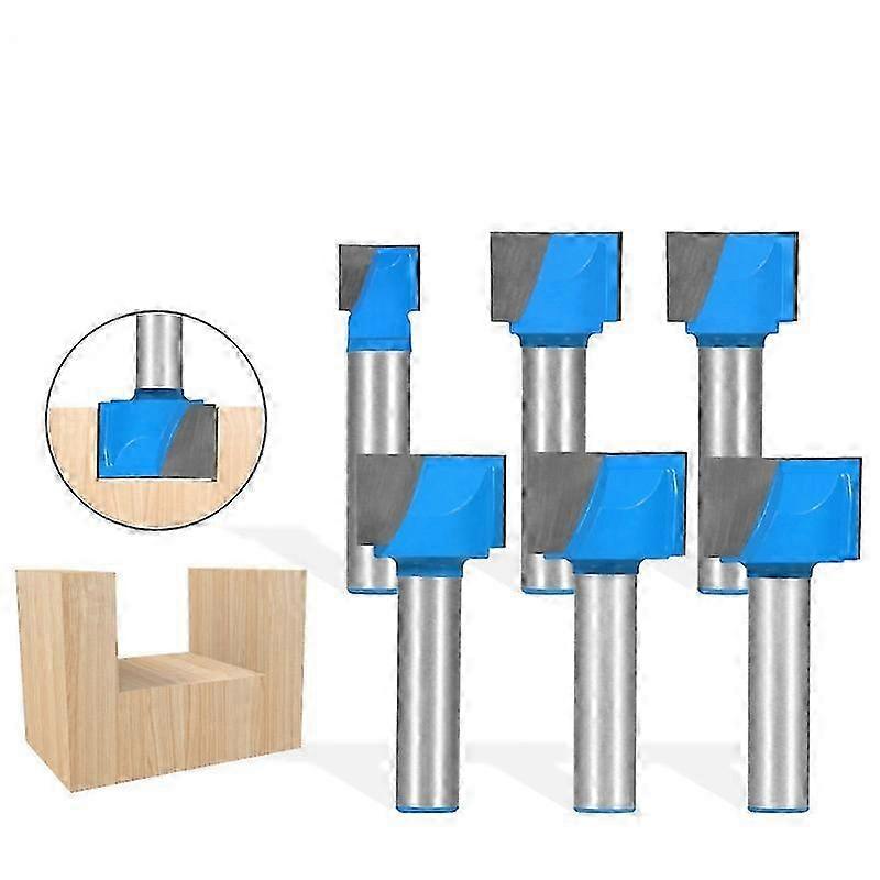 5pcs 8mm Cleaning Drill Bits 10/15/20/25/30mm Wood Countersink Blue