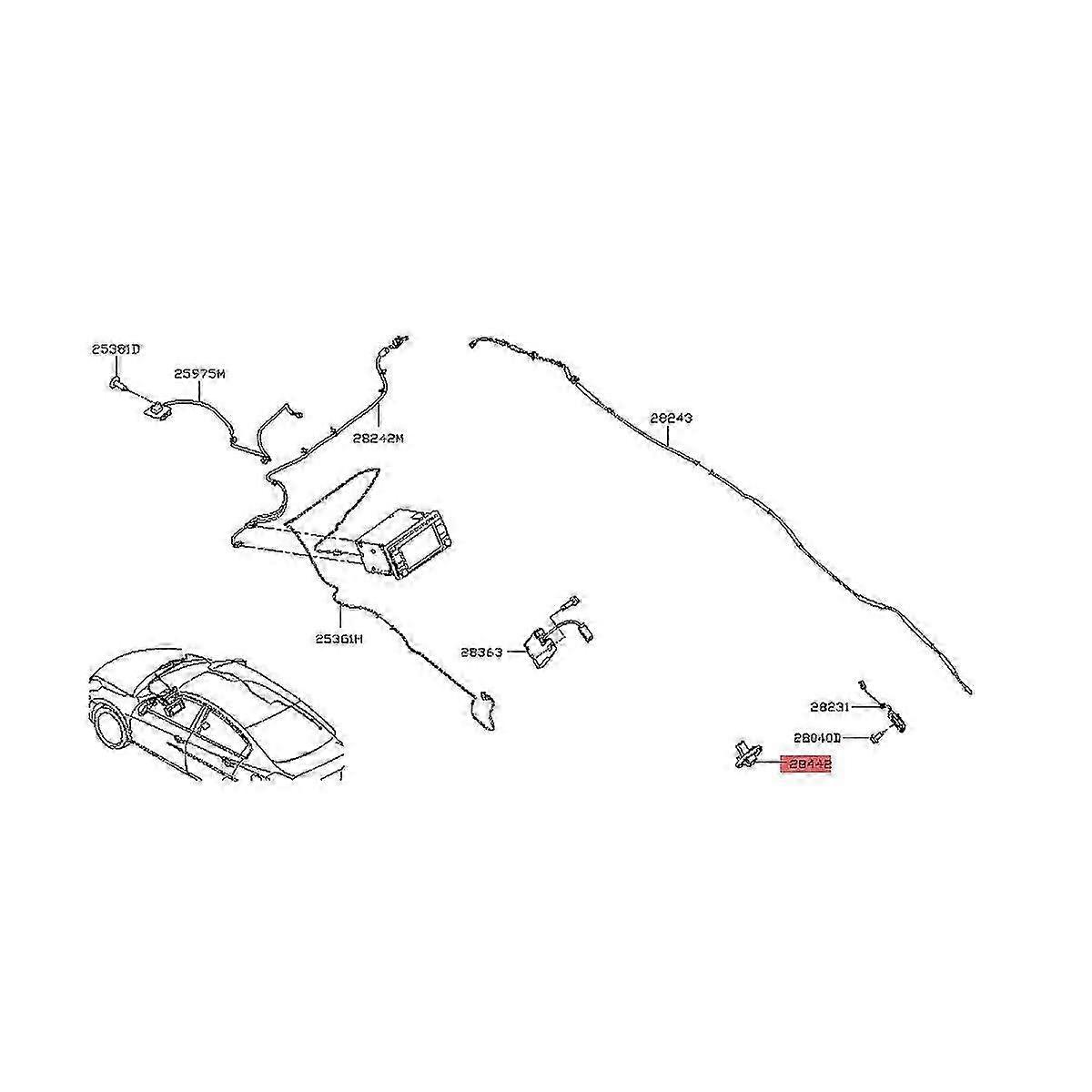 Rear Camera & Parking Camera for Sentra Sylphy 2015-2021 Models - 28442-4AF0B
