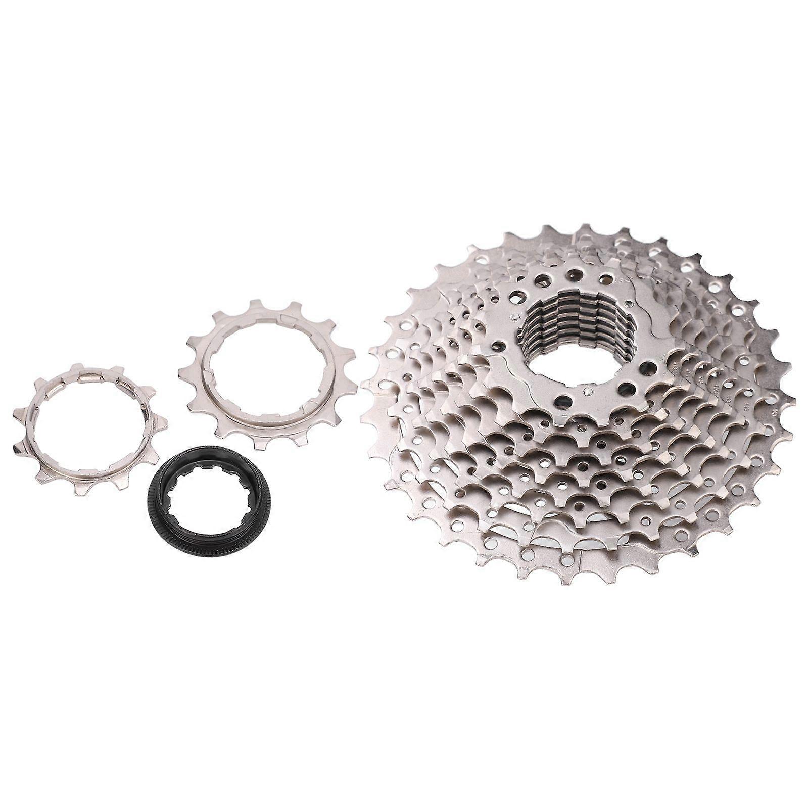 Bike Freewheel 1132T 10 Speed Cassette Sprocket Bicycle Replacement Accessory Silver