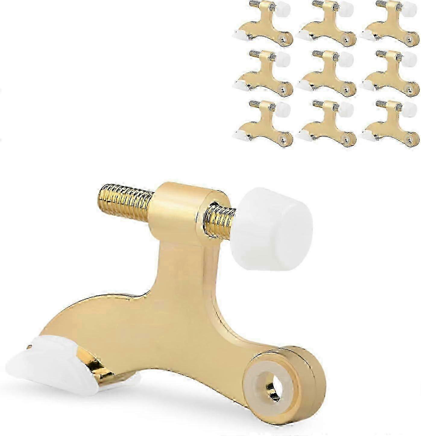 2 Pack Hinge Pin Door Stopper Brushed Satin Nickel - Adjustable Hea...