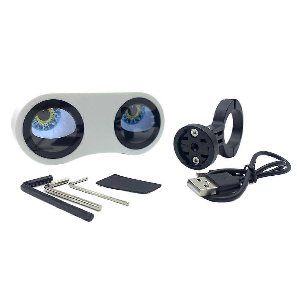 Devil Eye Lights - Multicolor Dynamic USB Rechargeable Bike Light for Night Safety & Style