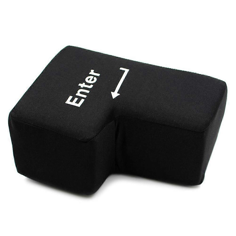 Large Enter Button USB Enter Button Adult Pillow Nap Office Decompression Pillow Gift for Colleague and Friend