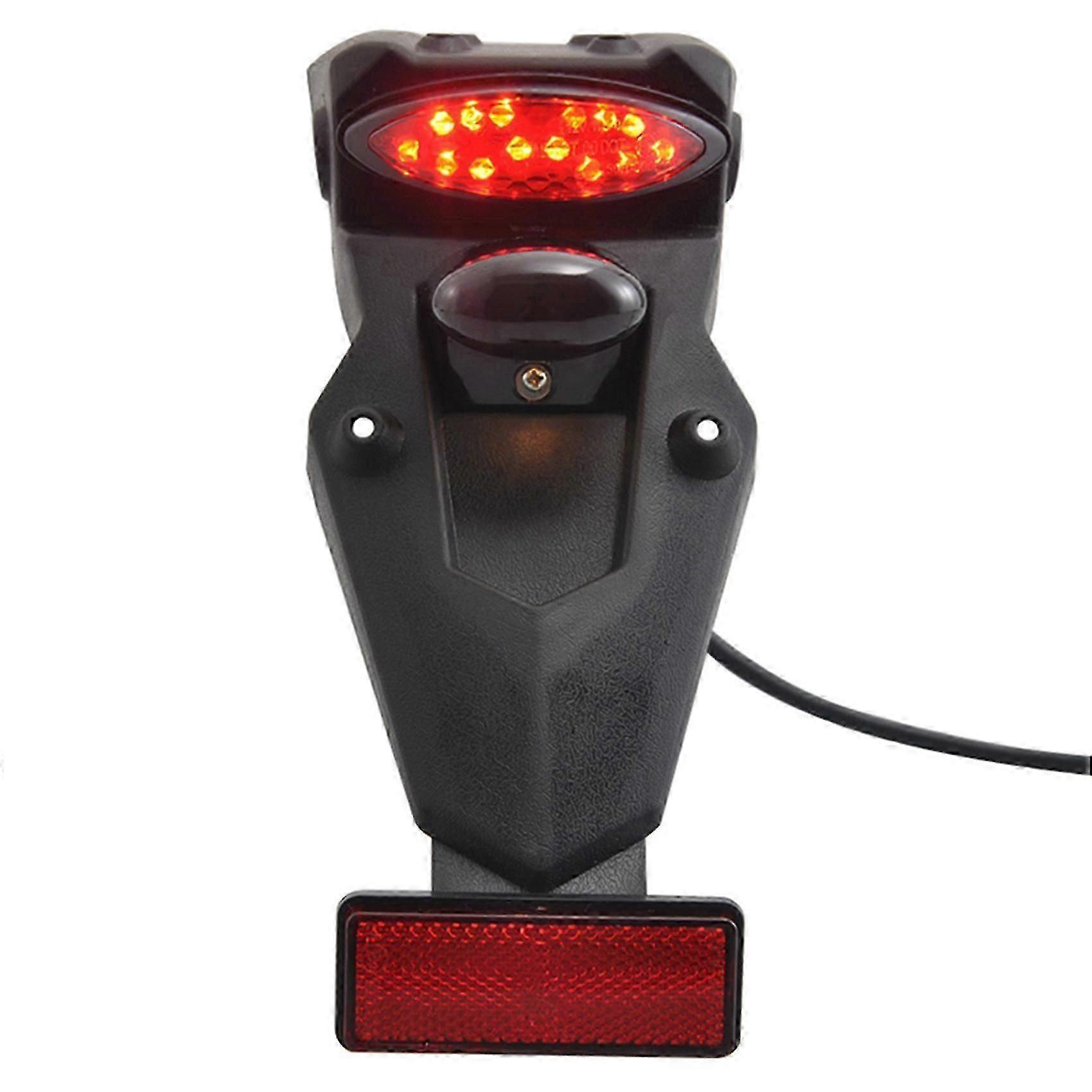 通用摩托车后挡泥板带 LED 尾灯用于挡泥板 LED 刹车尾灯文胸