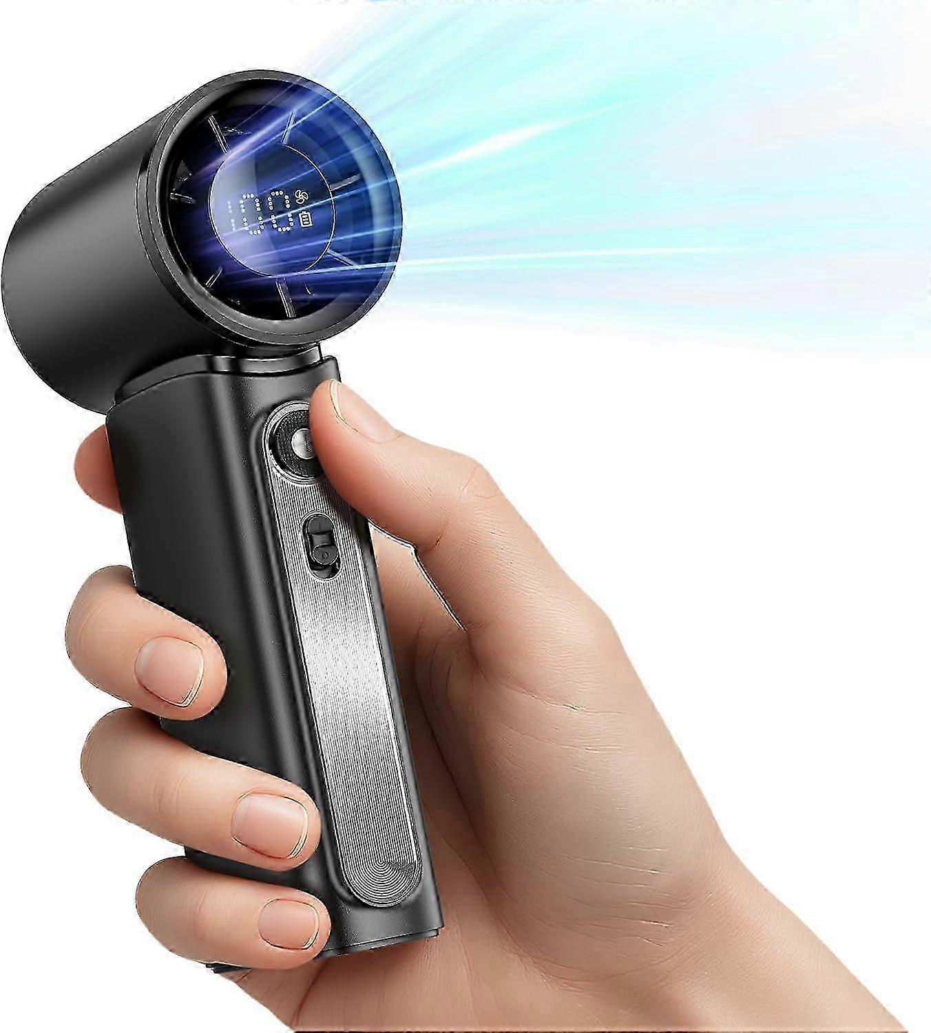 2025 Latest Model 19000 RPM High Speed Portable Handheld Fan,100 Speeds Mini
