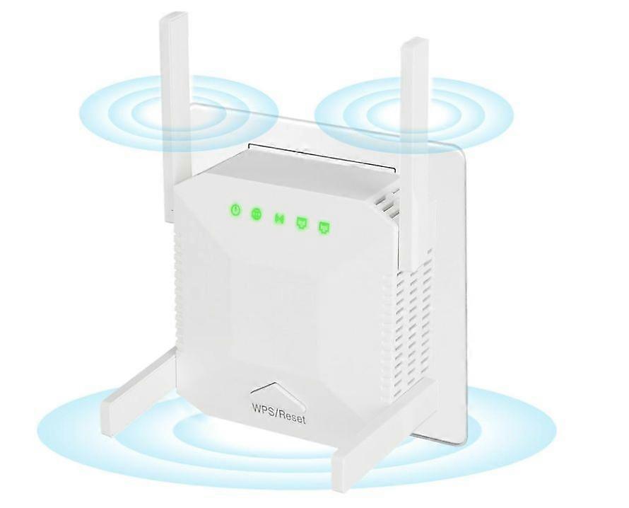 WiFi Extender Booster WiFi Booster Range Extender 300Mbps 2.4GHz Wifi Booster with Ethernet Port, WiFi Extender for Home, Plug and Play(White)