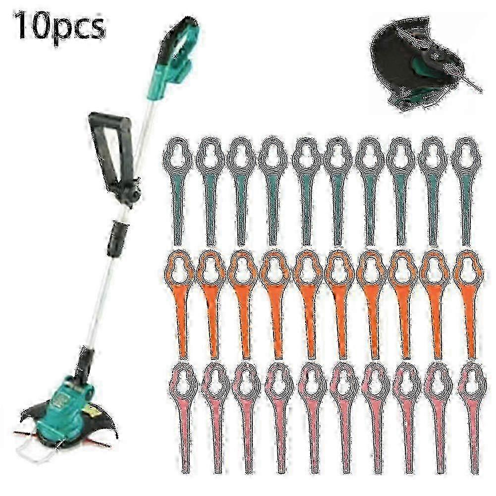 10 Pack Aldi Ferrex FAR 20-1 20V/40V Cordless Grass Trimmers with Plastic Blades for Battery Lawn Mowers