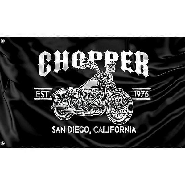 Chopper San Diego California Flag Pattern 158