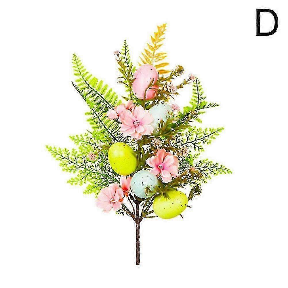 Easter DIY Painted Easter Eggs Simulation Plastic Eggshell Home Decor