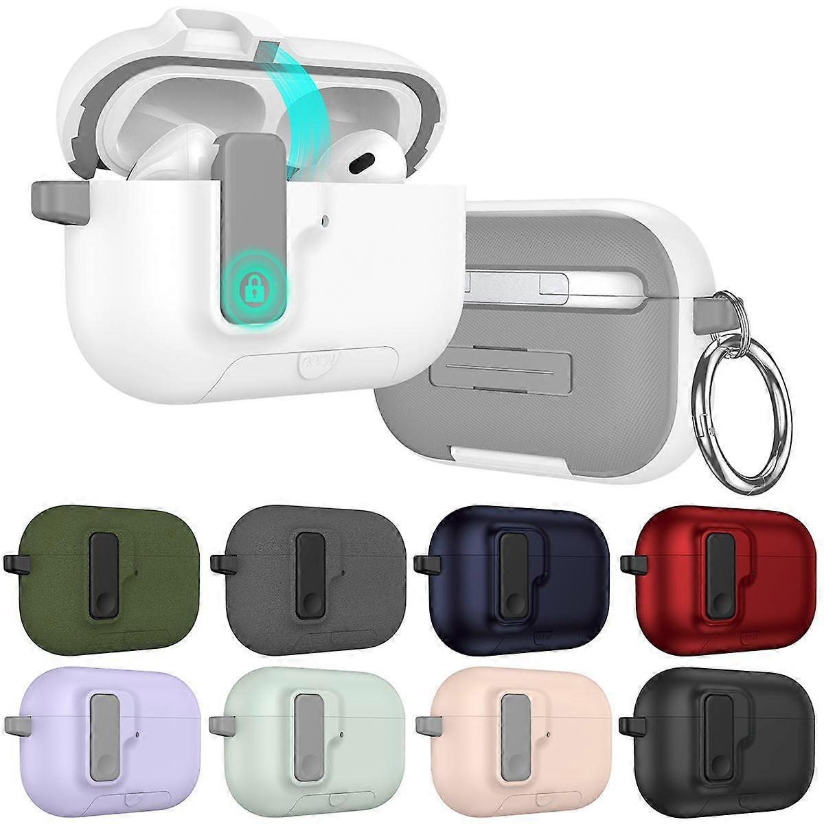 Auto Switch Lock Integrated Holder Wireless Earphone Case For AirPods Pro 3