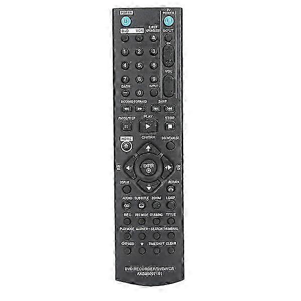 2025 LG DVD/VCR/DVDR Recorder remote control replacement