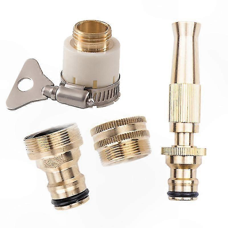 4-Pack Durable Quick Connect Coupler Kit