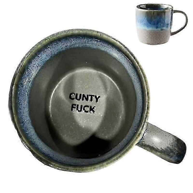 Mug Handmade Funny Ceramic Mug Unique Mug With A Surprise Words Mug Gag Gift For Parties And Special