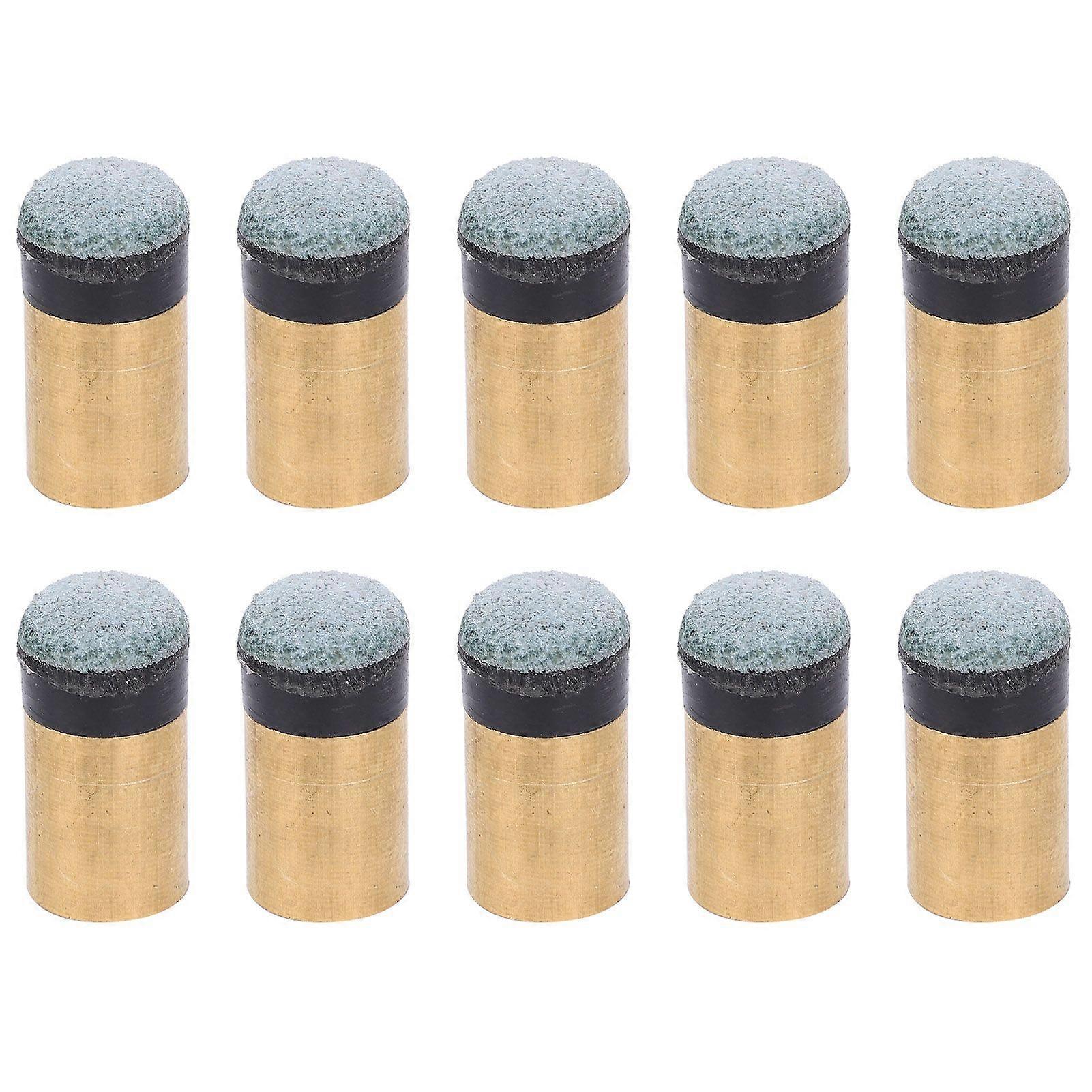 10Pcs/Bag Billiard Ball Accessories Pool Cue Nine Balls Club Replacement Screw Tips12MM