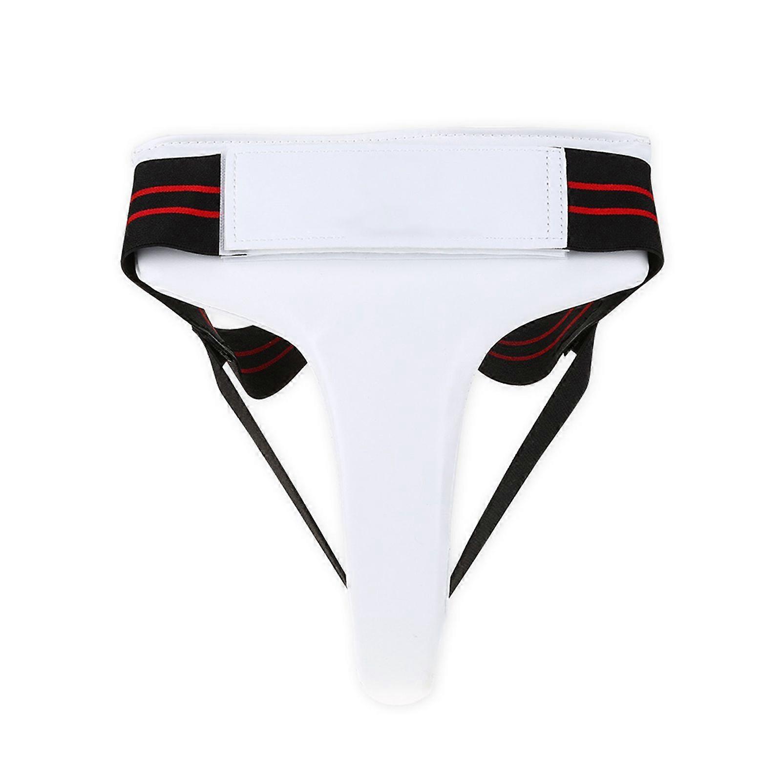 Women Taekwondo Groin Guard Boxing Karate Jockstrap Sanda Crotch Protector (M)