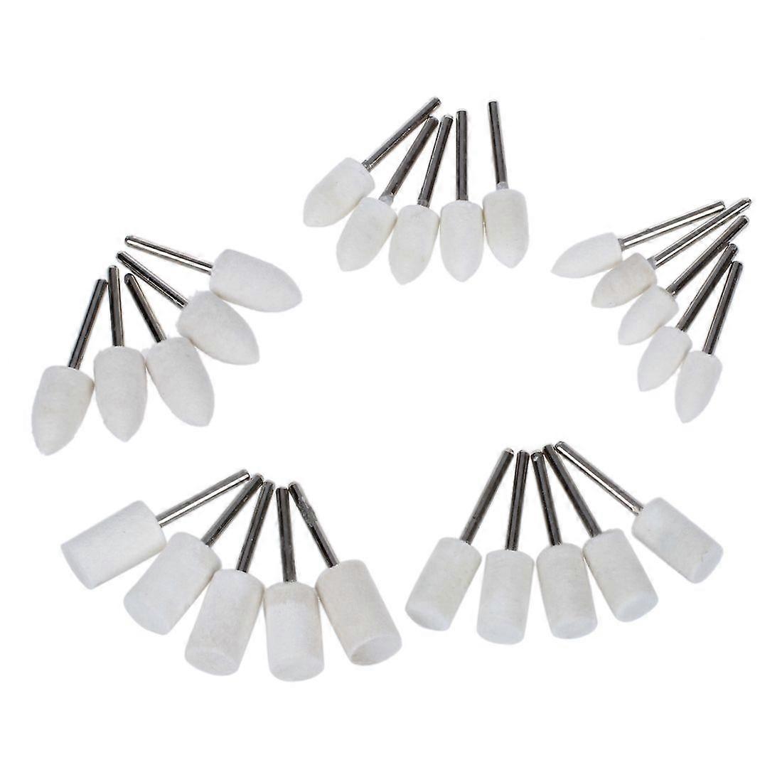 25pcs Felt Polishing Buffing Pad Head Set Tools for Accessories