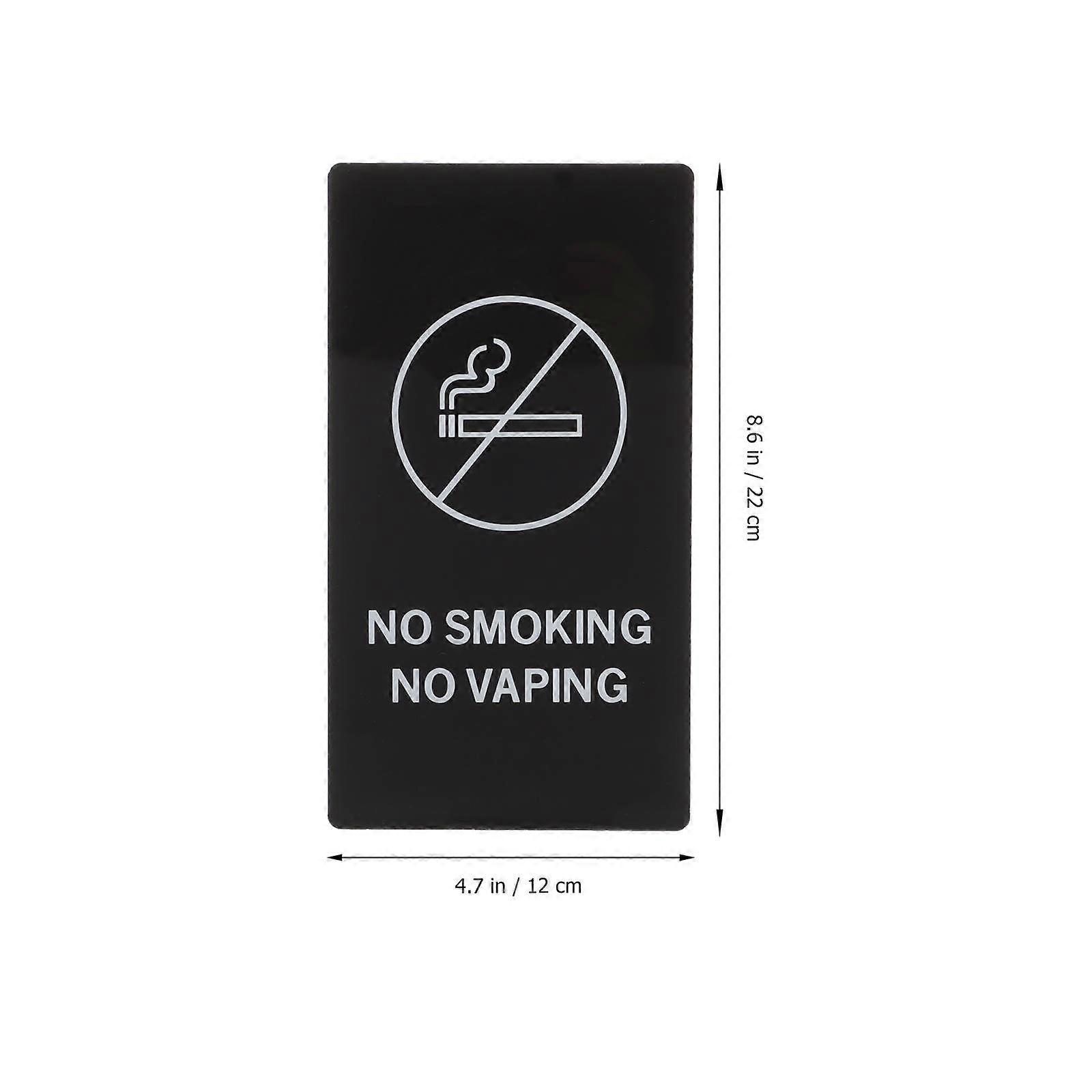 No Smoking Sign Acrylic Board for Public Use