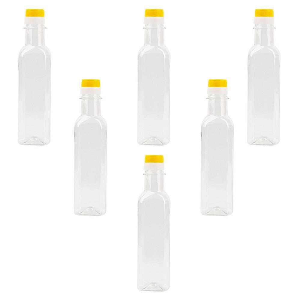Oil Storage Holder Pet Bottle Shape Kitchen Organization Storage Assorted Color 6Pcs