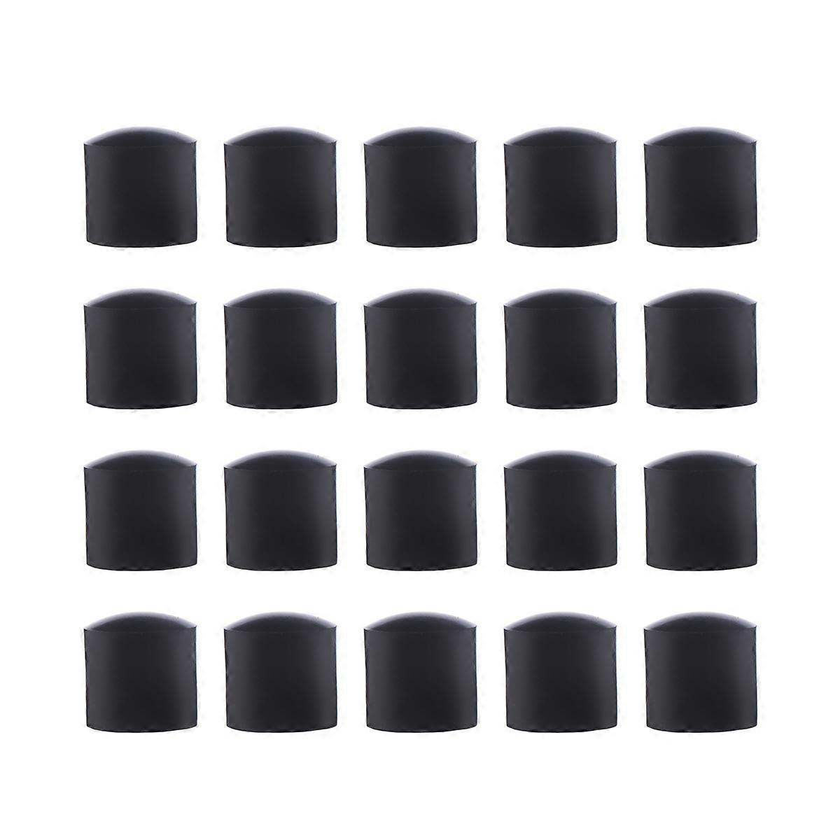 Furniture Pad Rubber PVC Covers for Home Use 20Pcs Black Nonslip Protectors