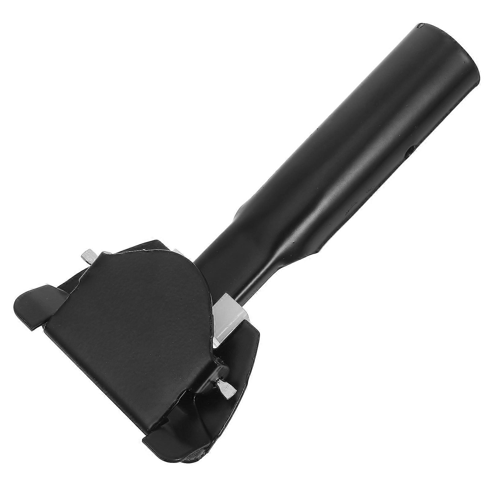 Black Mop Pole Replacement Chuck Metal Mop Handle Clamp for Floor Cleaning