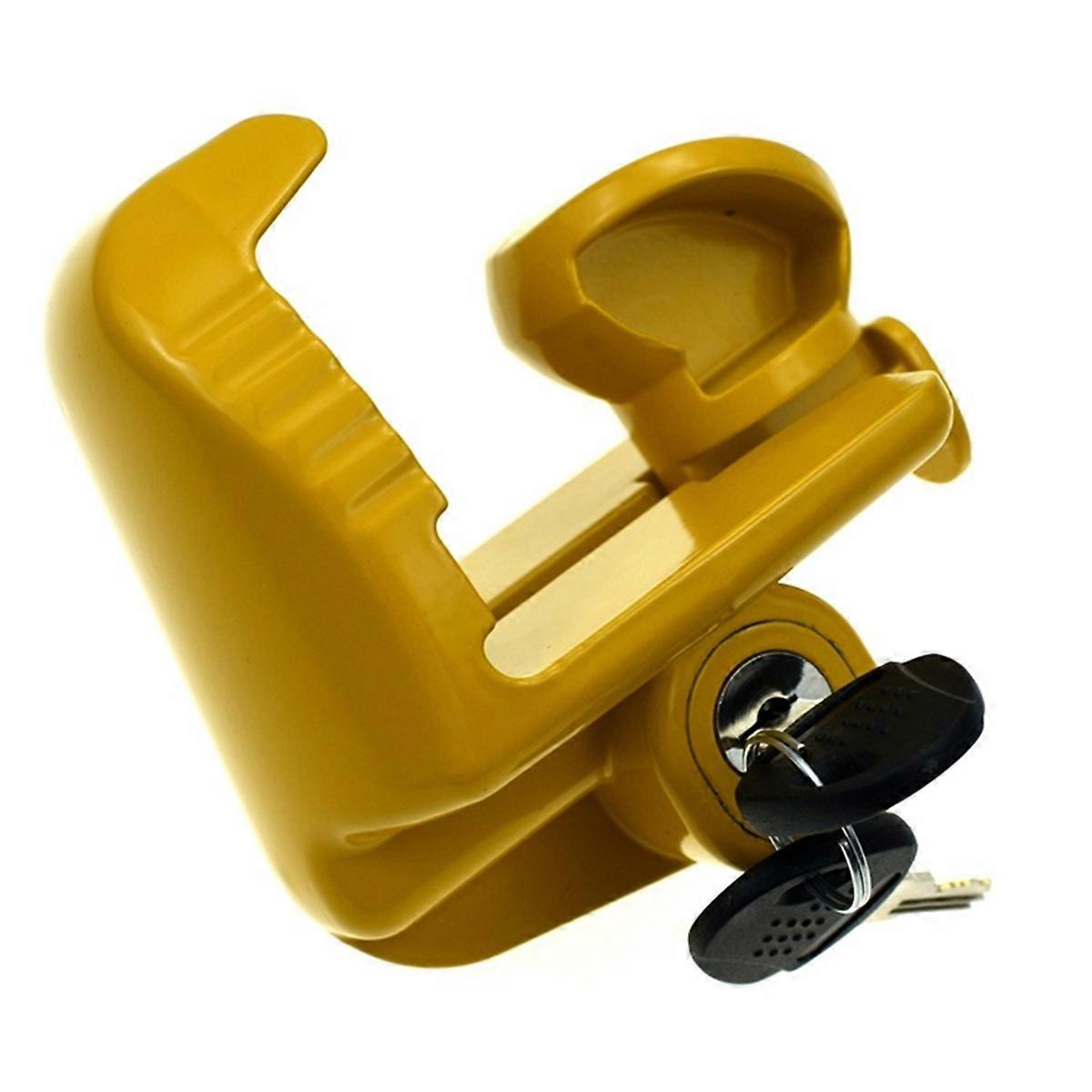 Hitch Lock Caravan Trailer Ball Connector Trailer Lock(yellow)