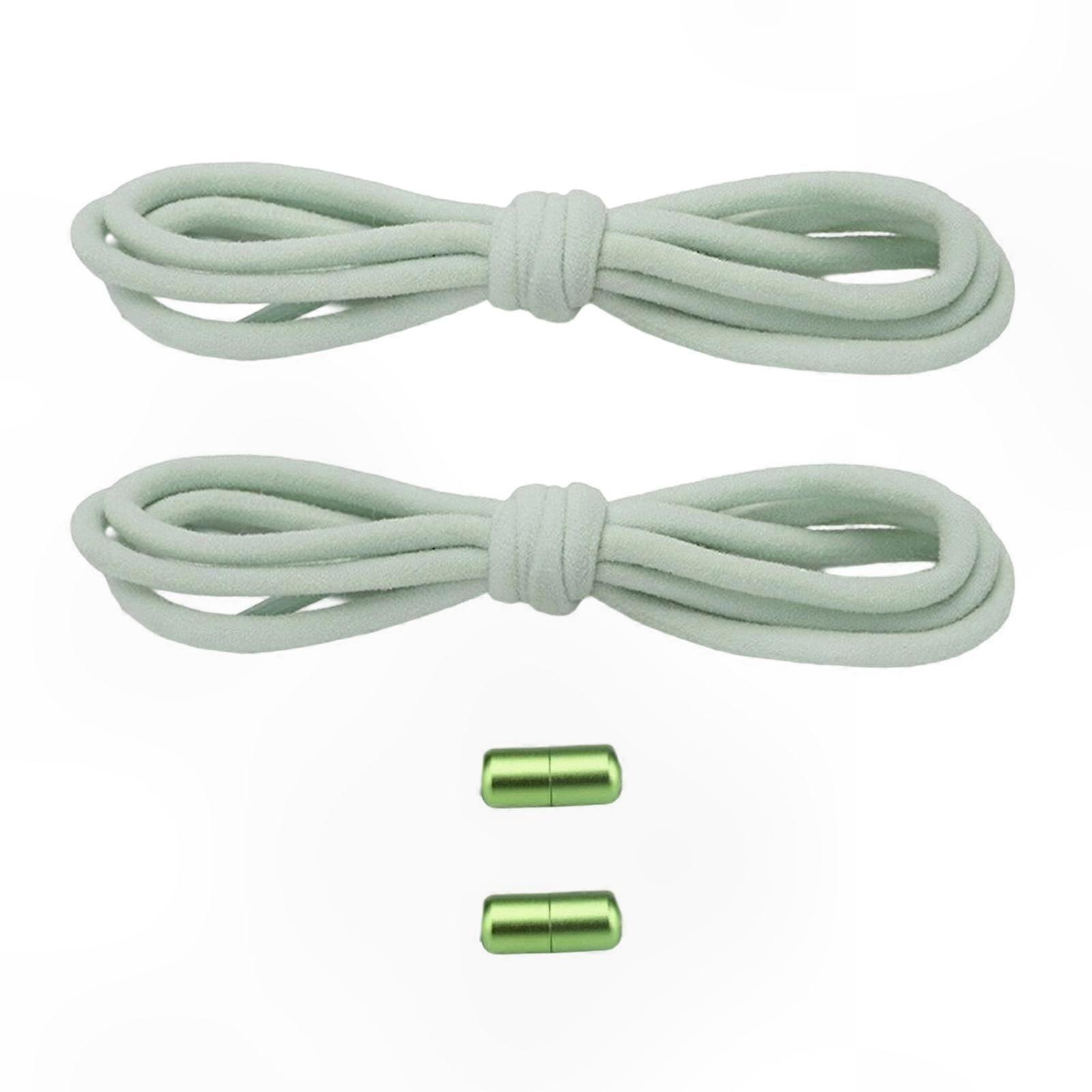 Elastic No Tie Shoelaces for Effortlessly Wear Sneakers Shoe Strings with Metal Aglets for Students and Professionals brown