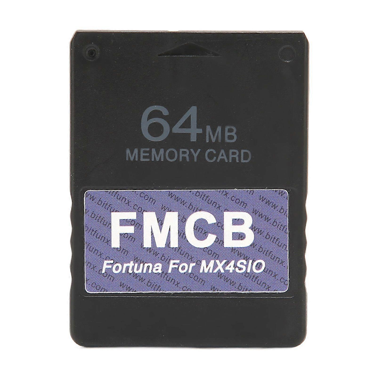 FMCB Free McBoot Memory Card 64MB Retro Gaming Plug and Play Lightweight Memory Card for Playstation 2