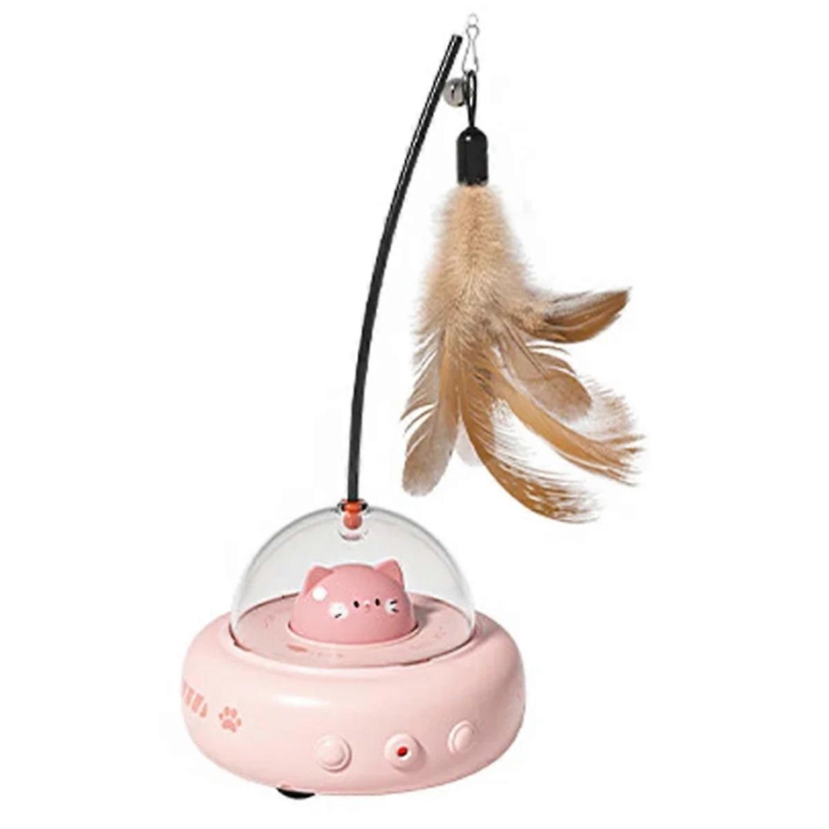 Electric Cat Interactive Toy Pet Toys with Cat Teaser Wand Rechargeable Electric Sensing Pet Toys f