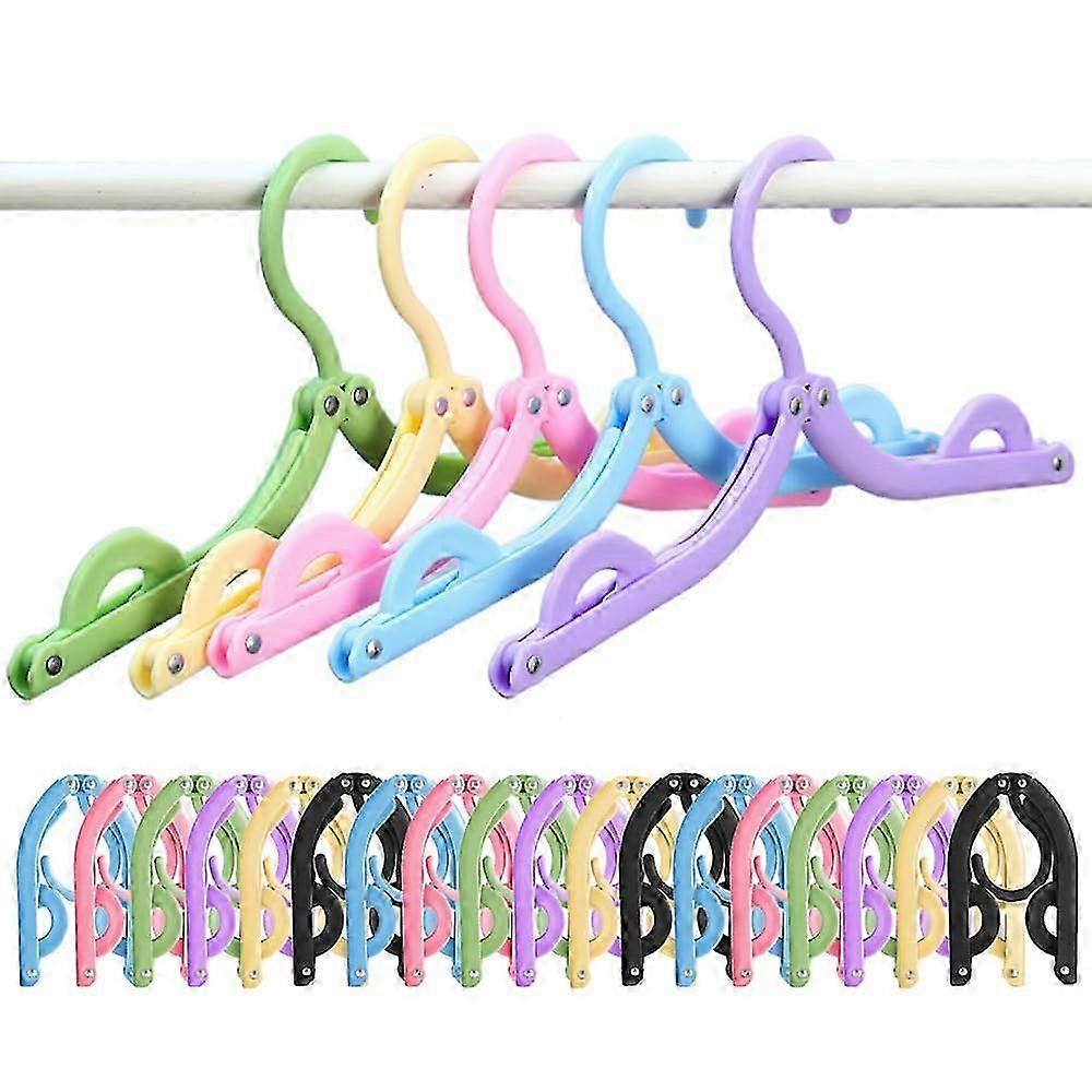 18 pcs multifunctional travel folding hanger 2025