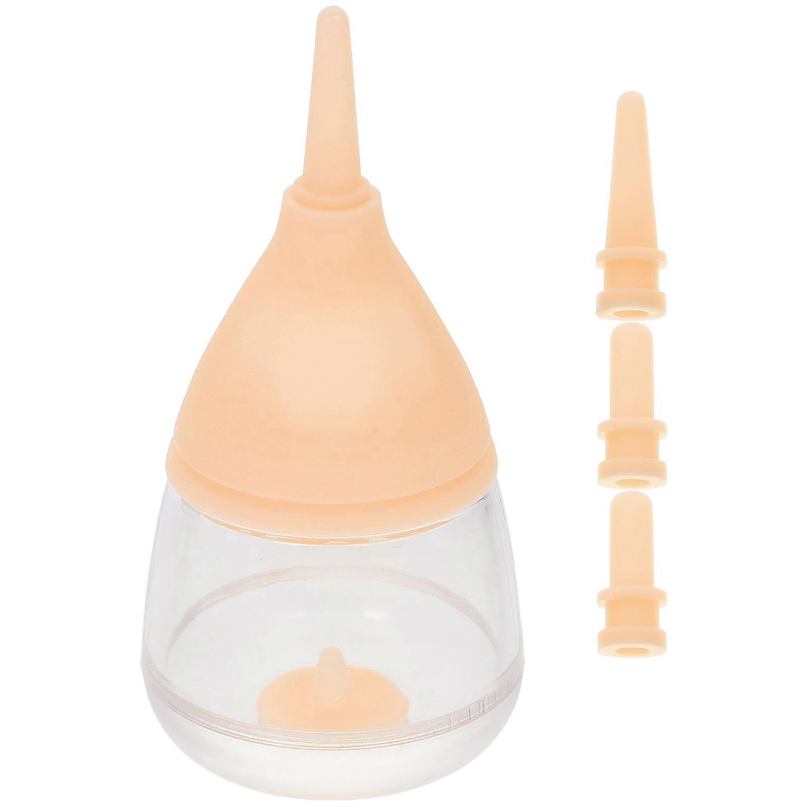 Kitten Nursing Bottle Silicone Feeder 2Pcs Small Feeding Bottles