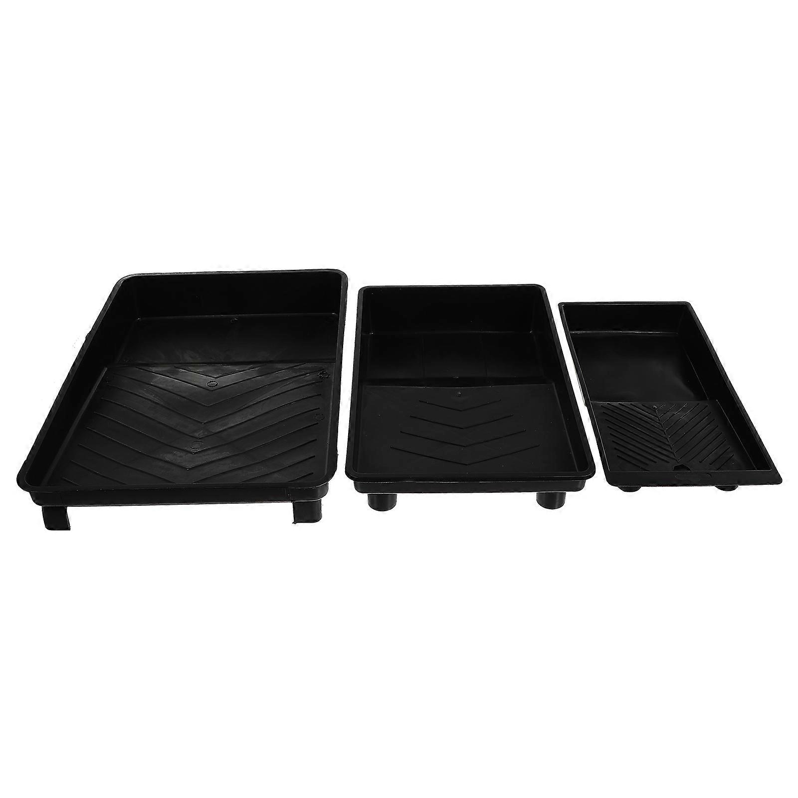 Practical Wall Paint Trays for Pigment Mixing 6Pcs Plastic Set