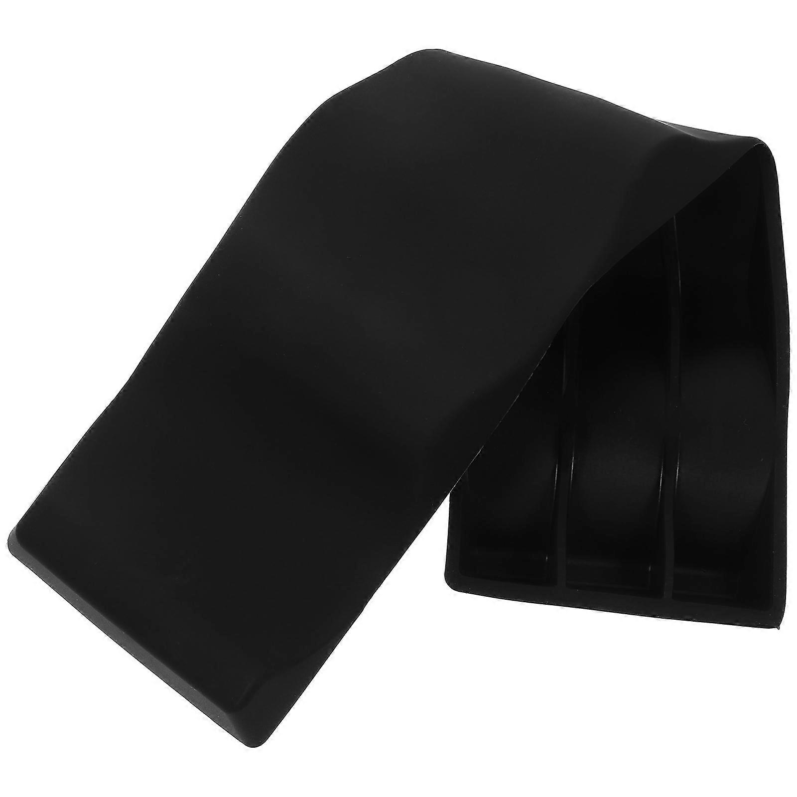 Black Silicone Holder for Storage Use 10Pcs Organizer