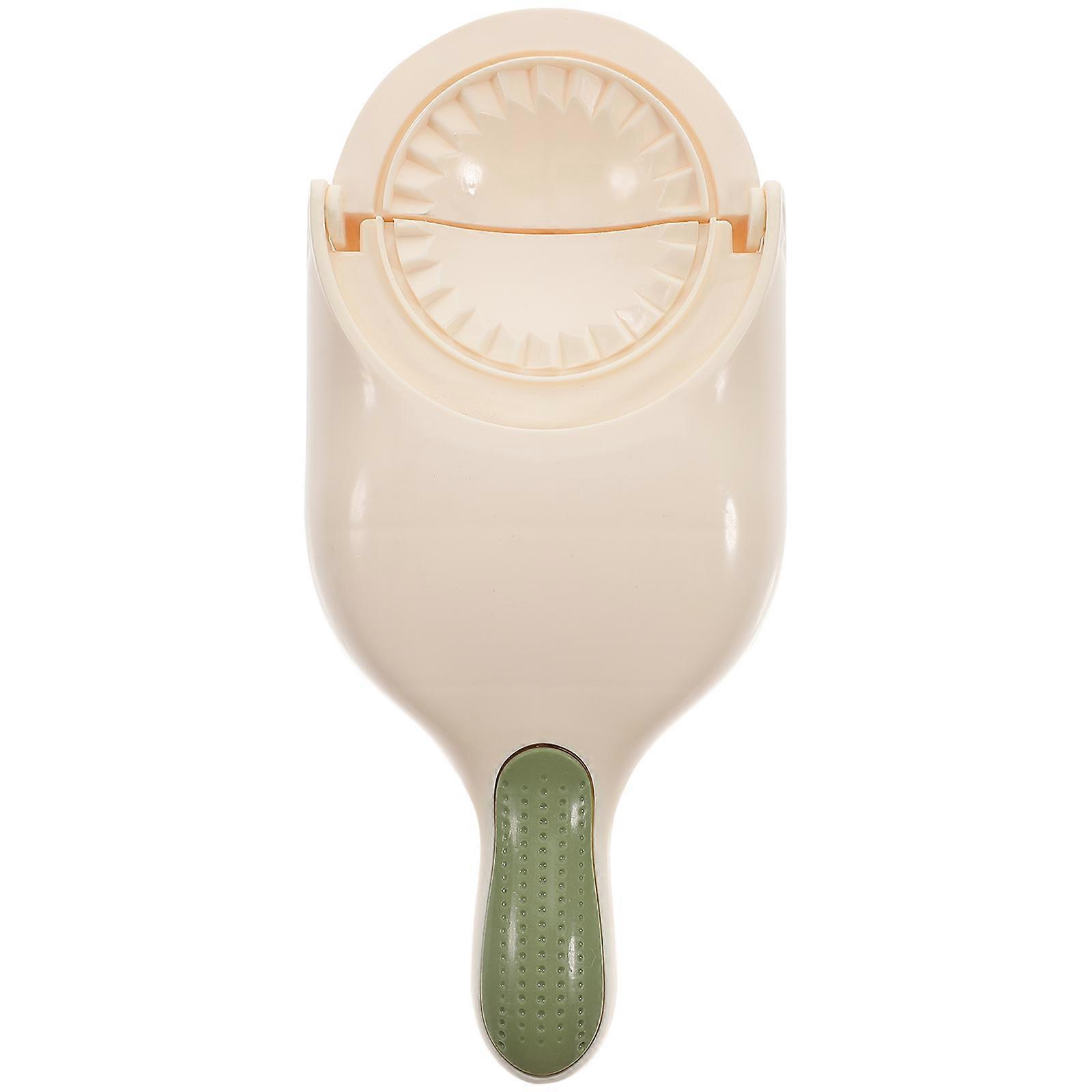 Manual Dumpling Maker Tool Kitchen Gadget For Housewives 27X11.5X7CM Pink Ergonomic Handle 1Pack