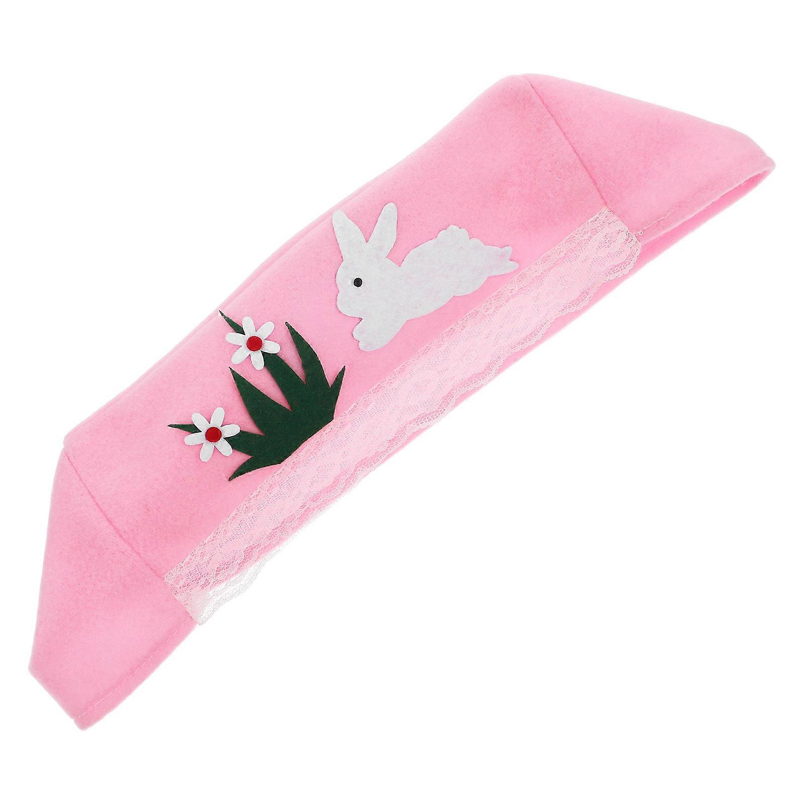Adorable Plush Easter Bunny Tissue Holder For Bathroom Room Rectangular Shape 3Pcs