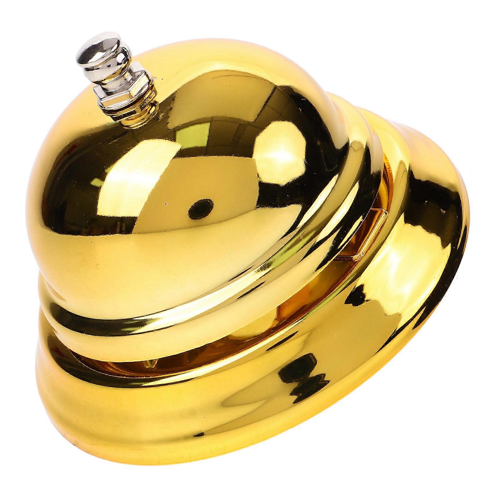 Creative Service Bell Pressing 5Pcs Golden Restaurant Reception Bells