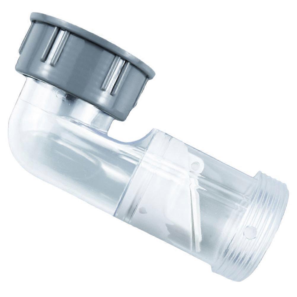 Sewer Hose Coupler 90 Degree Hose Elbow with One Way Valve for Drain 2Pcs