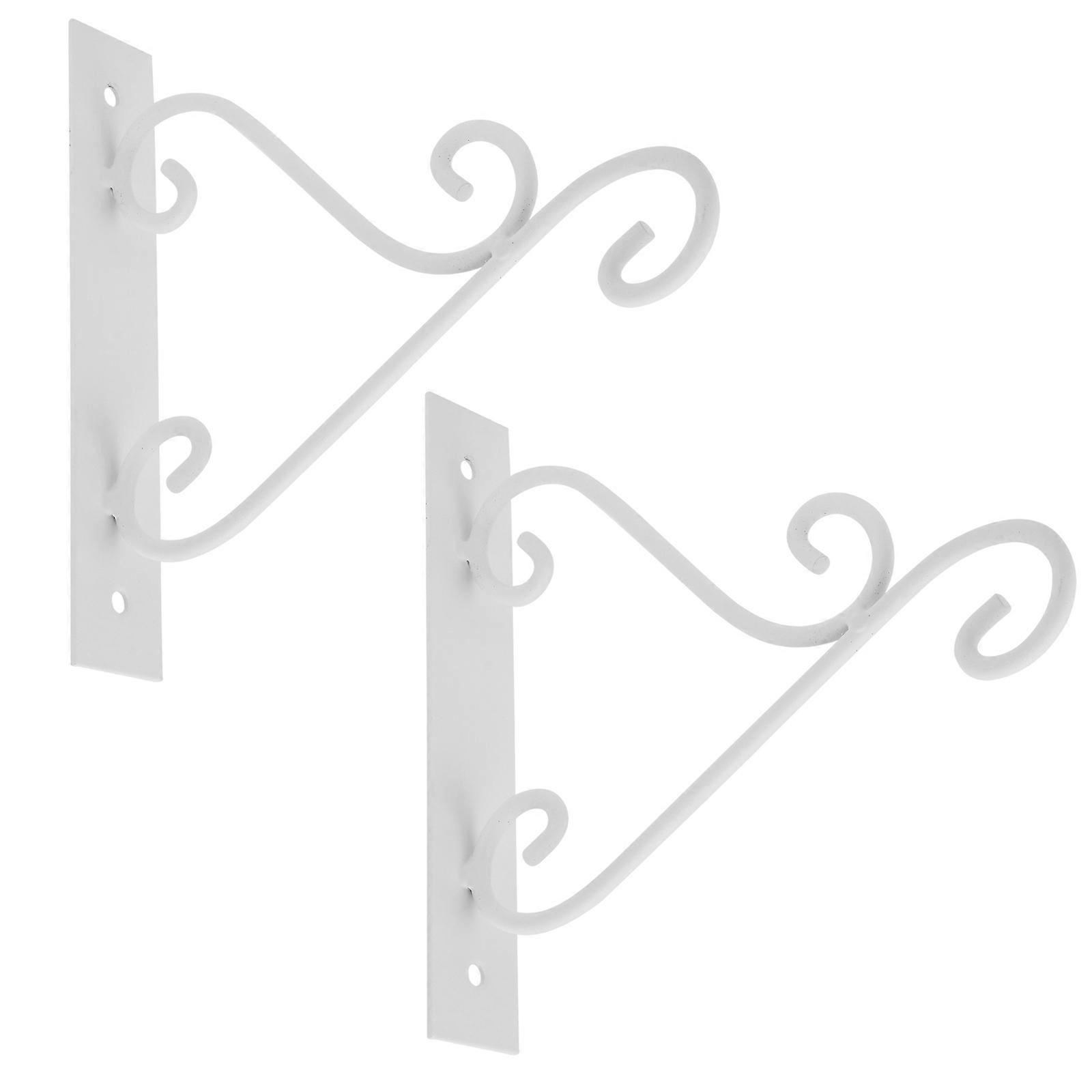 Garden Hanging Hooks Vintage Metal Wall Hooks For Balcony Use Small Size 2Pcs