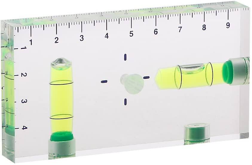 High Precision Mini Two Way Clear Magnetic Spirit Level