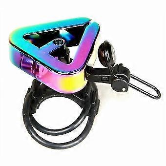 Fahrradklingel mit hoher Dezibelzahl und mehrfarbigem Gummiband für Rennradlenker