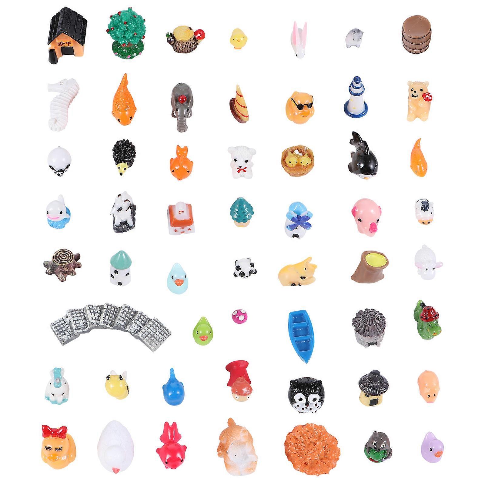 Cartoon Ornament Moss Micro Landscape for Decor 300Pcs Assembly