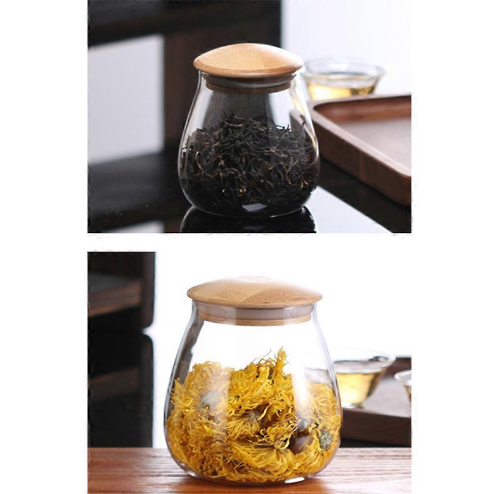 Food Storage Container Mushroom Jar for Coffee Bean Sealed