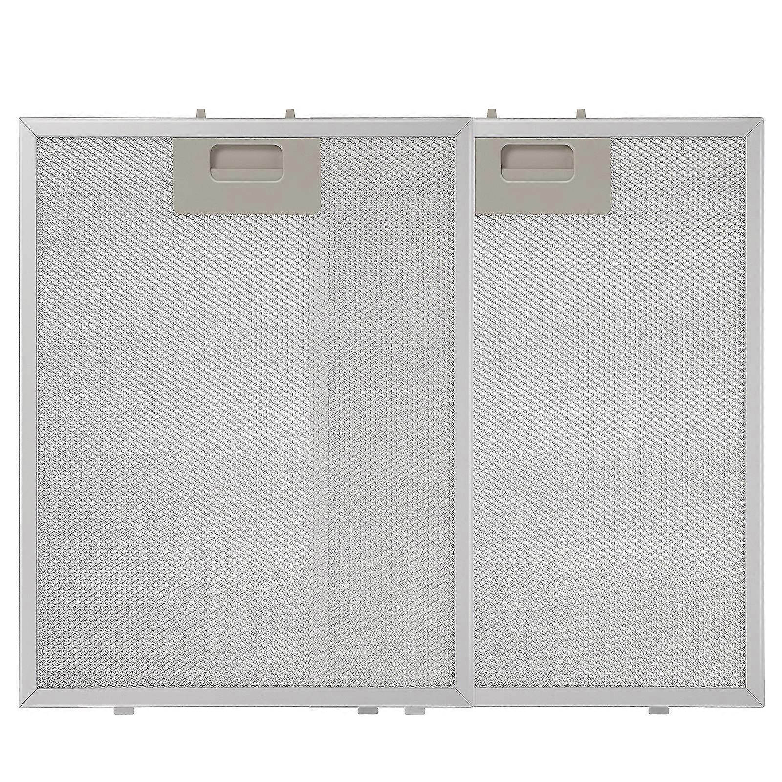 Kitchen Vent Filter 4Pcs Metal Mesh Range Hood Grease Filter Household Appliances Rectangular Design High-efficiency Filtration