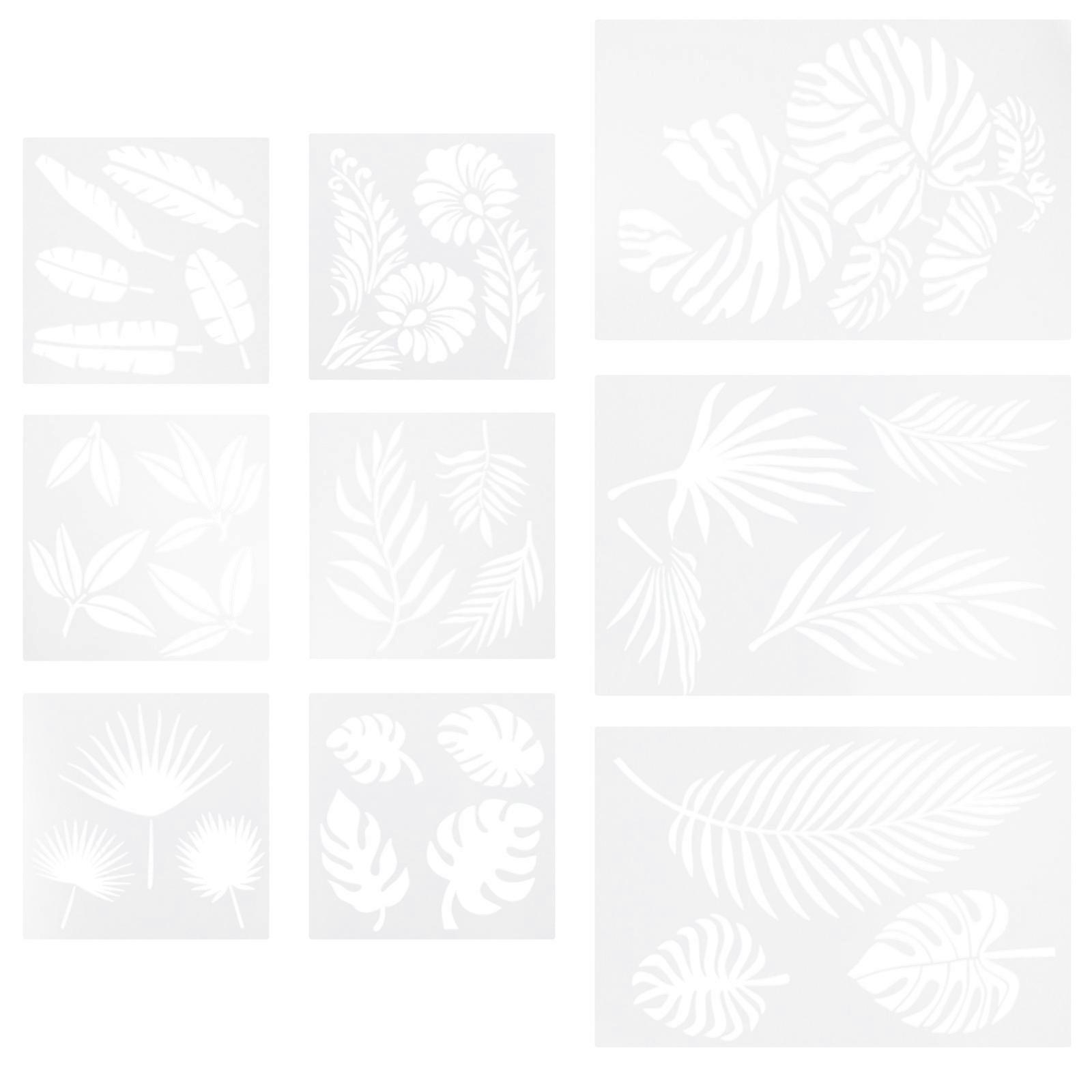 Reusable Stencils for Painting Green Leaf Painting Stencils 27 Sheets