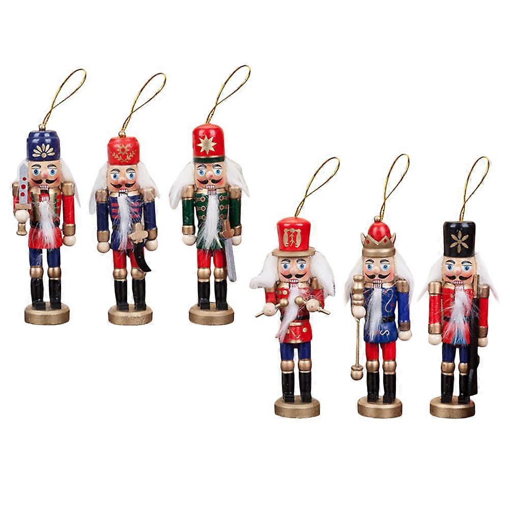 Christmas Nutcracker Ornaments for Hanging with 18Pcs Assorted