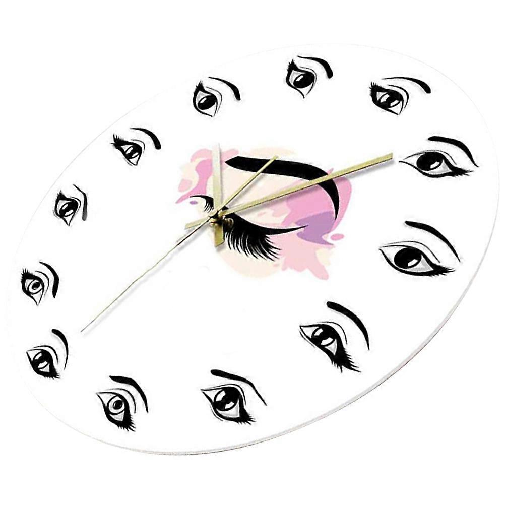Creative Beauty Salon Wall Clock for Decor 3Pcs Set