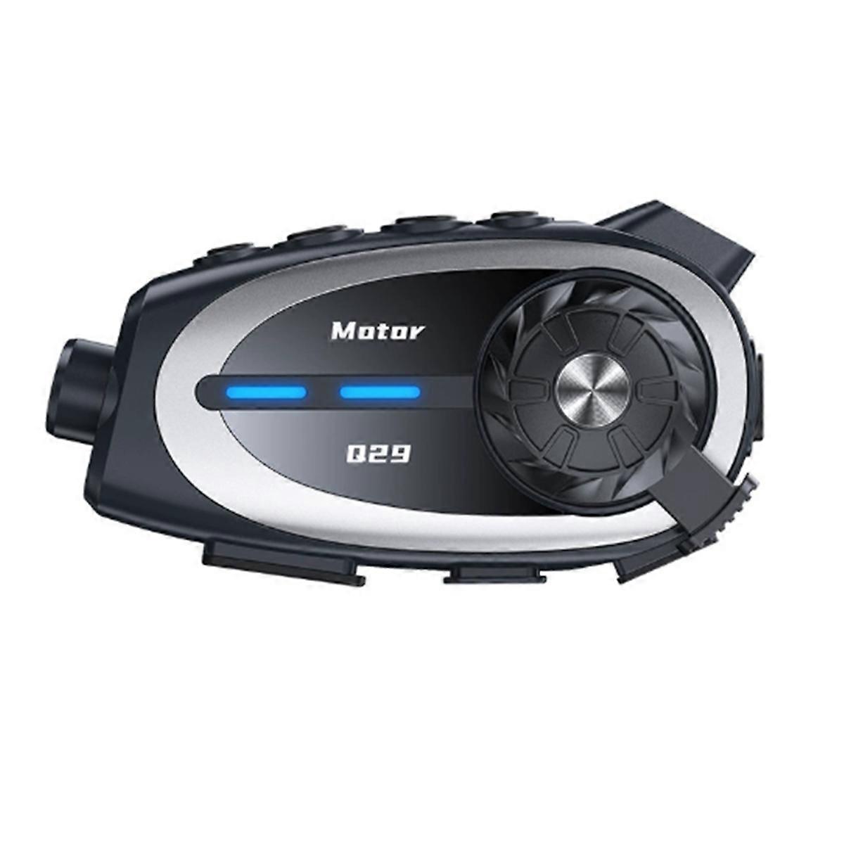 Motorcycle Helmet Intercom Headset 1080P Video Dashcam Wifi Camera Recorder DVR Wireless Interphone Handsfree Call Kit