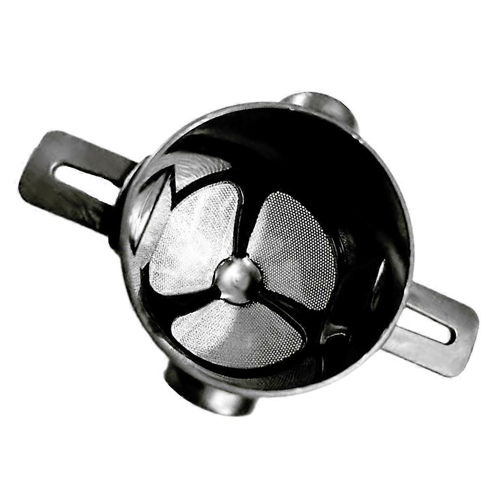 Coffee Filter Double-Layer Handle Tea Dripper Stainless Foldable Drinking Milk Strainer