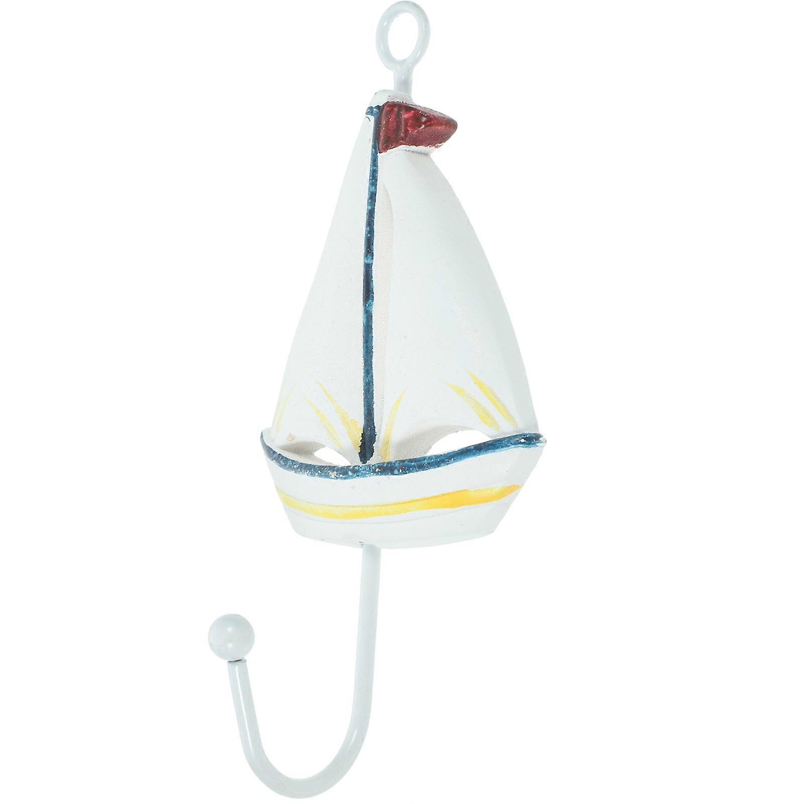 Wall Mounted Decorative Hook Resin Coat Hanger for 5Pcs Assorted Color