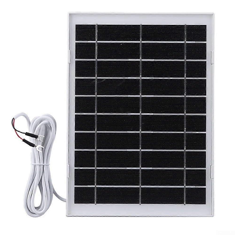 Weather Resistant Solar Panel 10W for Video Doorbell 4 3 3 Plus 2 UShaped Connector Adjustable Mount IP65 White